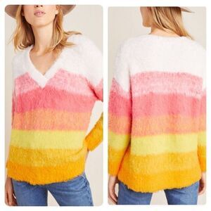 Anthropologie Simone striped sweater size small